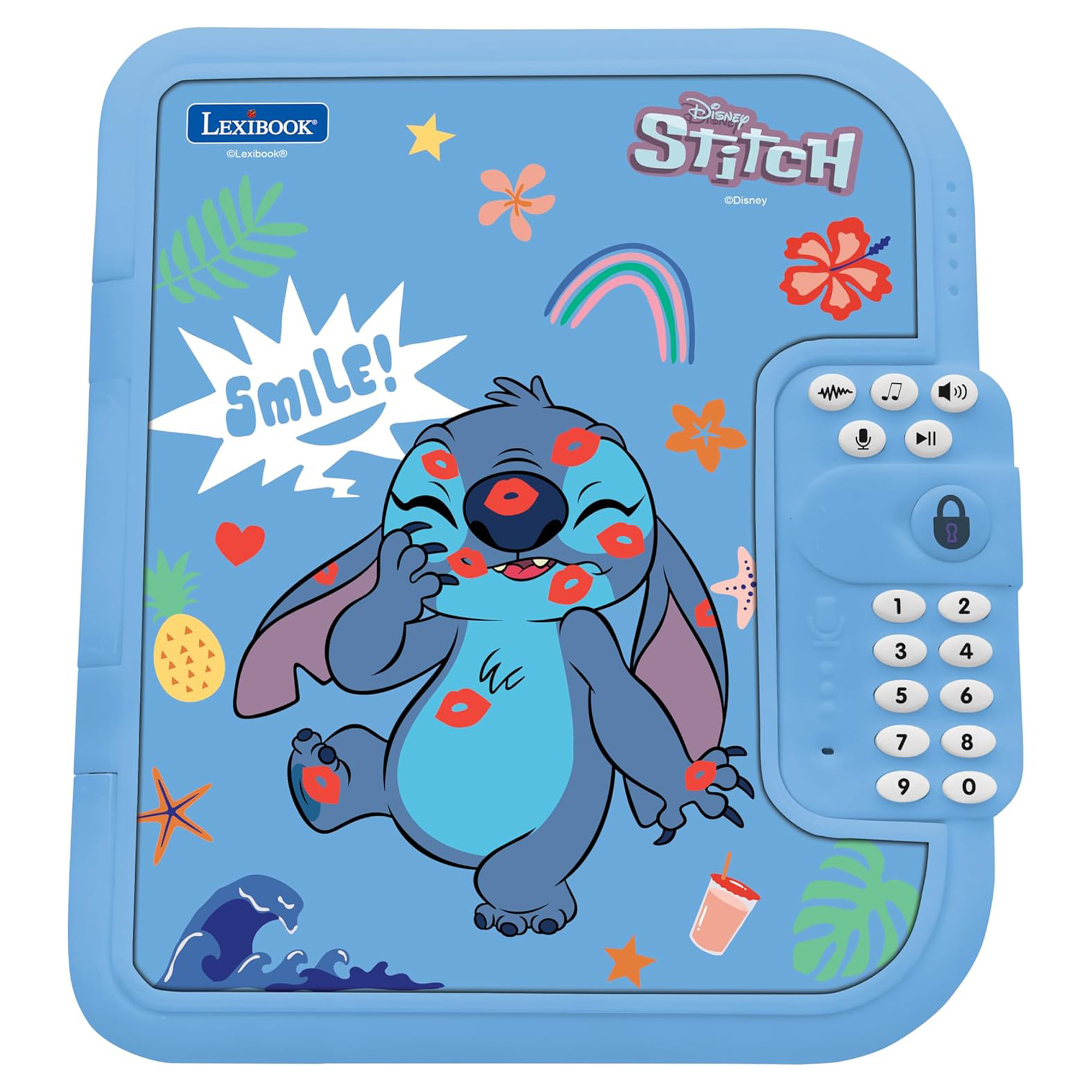 Lexibook Elektronický zápisník Secret Safe Disney Stitch