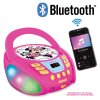 Svítící Bluetooth CD přehrávač Myška Minnie