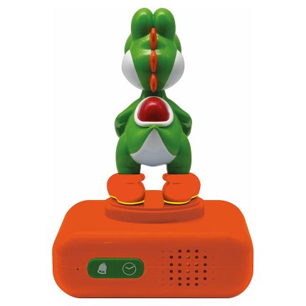 Budík s 3D figurkou Super Mario Yoshi