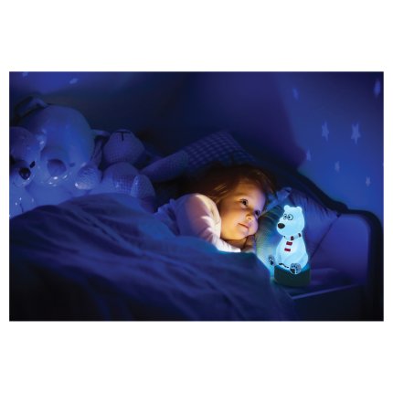 3D-Teddybär mit Nachtlicht, der Märchen erzählt (Englisch)