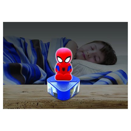 Lautsprecher mit leuchtender Spider-Man-Figur