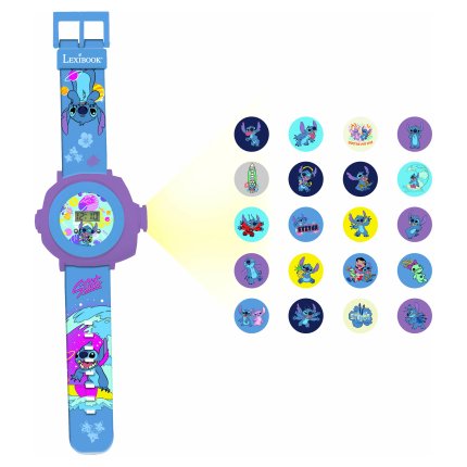 Digitálne premietacie hodinky Disney Stitch