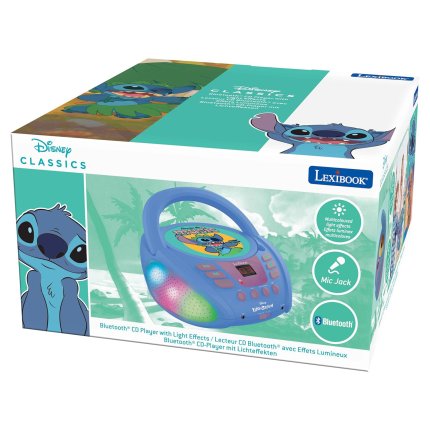 Leuchtender Bluetooth-CD-Player Disney Stitch