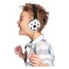 Faltbarer kabelgebundener Kopfhörer mit Fußballdesign