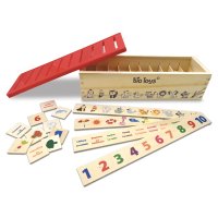 English-French Wooden Vocabulary Box Bio Toys