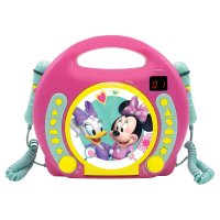 Minnie Mouse Portable CD Player with 2 microphones