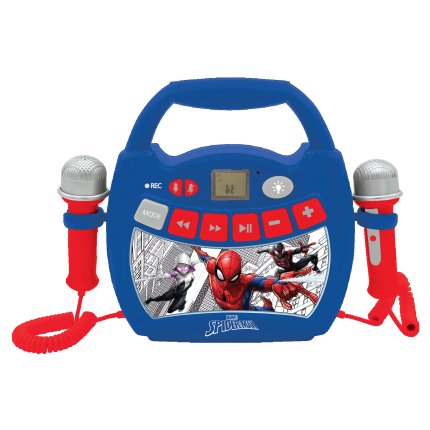Karaoke digitální přehrávač svítící Spider-Man