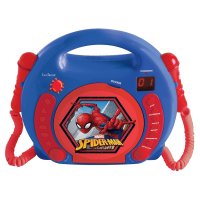 Spider-Man Portable CD Player with 2 microphones