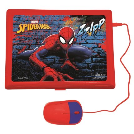 Französisch-Englischer Lern-Laptop Spider-Man