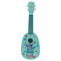 Dřevěné ukulele s nylonovými strunami 53 cm Disney Stitch