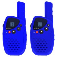 Rechargeable Digital Walkie Talkies up to 5 km with charging base, 8 channels