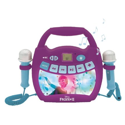 Disney Frozen Luminous Karaoke Digital Player with 2 Microphones