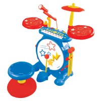 Electronic Luminous Drums Set with Seat
