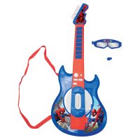 Elektronická gitara s okuliarmi Spider-Man