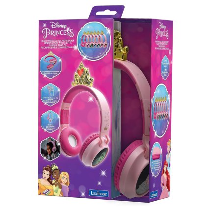Leuchtende kabellose Kopfhörer Disney-Prinzessin