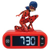 Alarm Clock with Miraculous Ladybug 3D Night Light