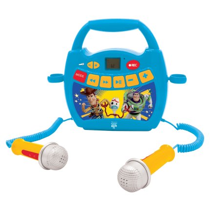 Leuchtender digitaler Karaoke-Player mit 2 Mikrofonen Toy Story