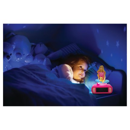Wecker mit 3D-Nachtlicht Barbie