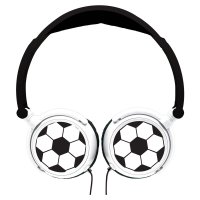 Football Design Wired Foldable Headphones