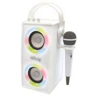 iParty Portable Speaker with microphone white