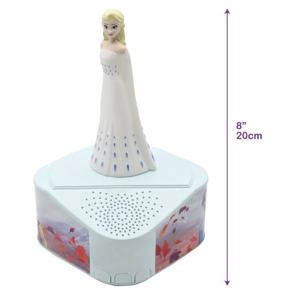 Lautsprecher mit einer leuchtenden Elsa-Figur