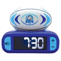 Ceas deșteptător cu lumină de noapte cu Minge de Rugby 3D
