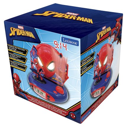 3D-Wecker mit Projektor Spider-Man