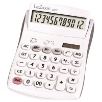 12-Digit Calculator with Adjustable Screen Angle