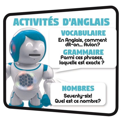 Mluvící robot Powerman Kid (francouzsko-anglicky)