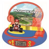 3D budík s projektorom Mario Kart