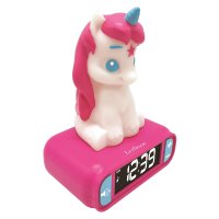 Alarm Clock with Unicorn 3D Night Light