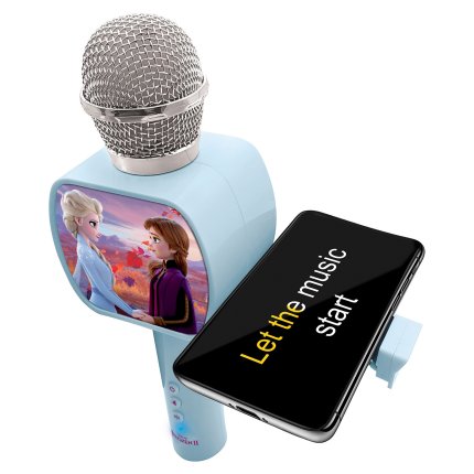 Trendy Karaoke-Mikrofon mit Lautsprecher Die Eiskönigin – Völlig unverfroren