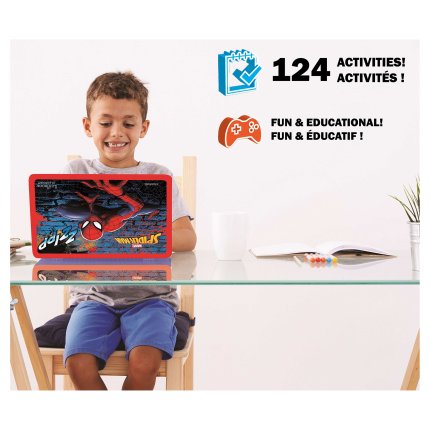 Französisch-Englischer Lern-Laptop Spider-Man