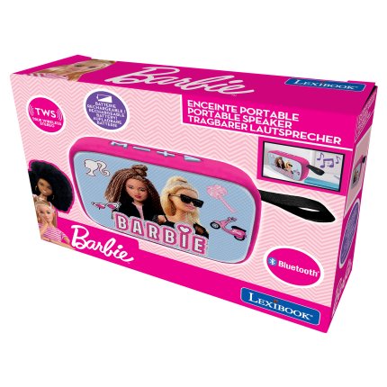 Přenosný mini reproduktor Barbie
