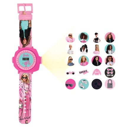 Digitální promítací hodinky Barbie
