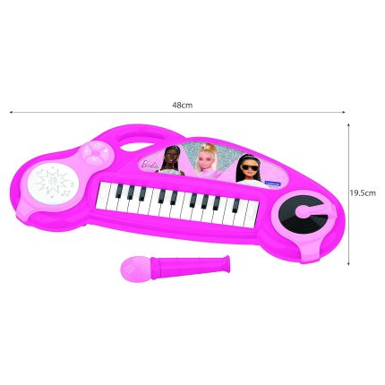 Elektronisches Keyboard mit Mikrofon Barbie - 22 Tasten