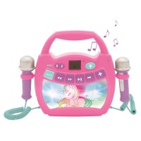 Karaoke Player Digital Luminos cu 2 Microfoane Unicorn