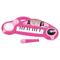 Barbie Fun Electronic Keyboard with Microphone - 22 Keys