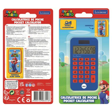 Kapesní kalkulačka Super Mario