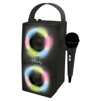 iParty Portable Speaker with microphone black