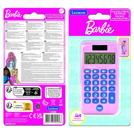 Kapesní kalkulačka Barbie