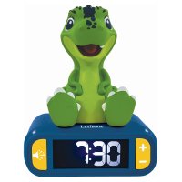 Alarm Clock with Dinosaur 3D Night Light