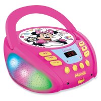 CD Player Bluetooth cu lumini Minnie Mouse