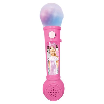 Svítící mikrofon Barbie s melodiemi