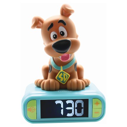 Wecker mit 3D-Nachtlicht Scooby-Doo