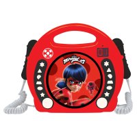 Miraculous: Ladybug & Cat Noir Portable CD Player with 2 microphones