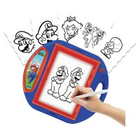 Zeichenprojektor mit Schablonen und Stempeln Super Mario