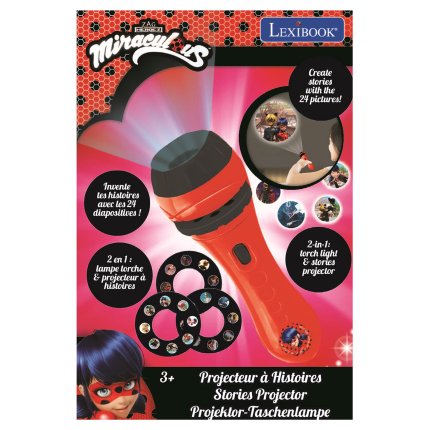 Taschenlampe mit Projektor Miraculous: Ladybug & Cat Noir