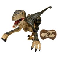 Dinozaur Velociraptor RC cu efecte sonore realiste