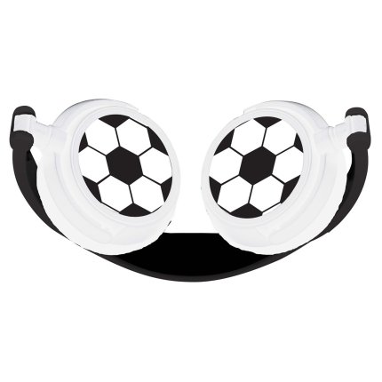 Faltbarer kabelgebundener Kopfhörer mit Fußballdesign